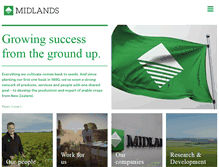 Tablet Screenshot of midlands.co.nz
